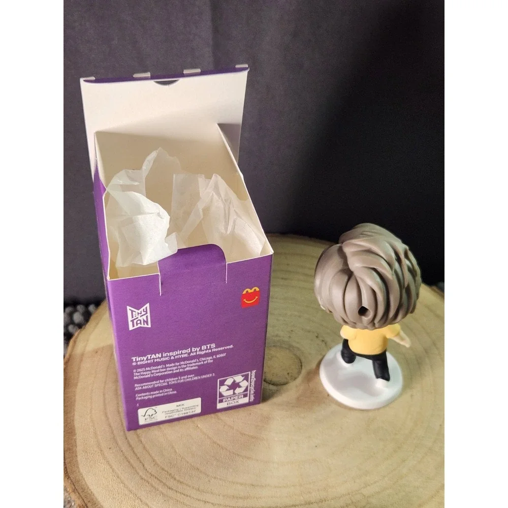 Tiny Tan BTS McDonald Happy Meal Toy -‎ #1 RM W/ BOX & CARD!
